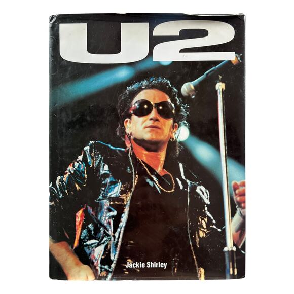 U2 Hardcover Book by Jackie Shirley Longmeadow Press 1992 Zoo TV Era Photos - Picture 1 of 6
